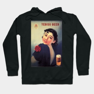 YEBISU BEER JAPAN Beverage Advertisement Retro Japanese Hoodie